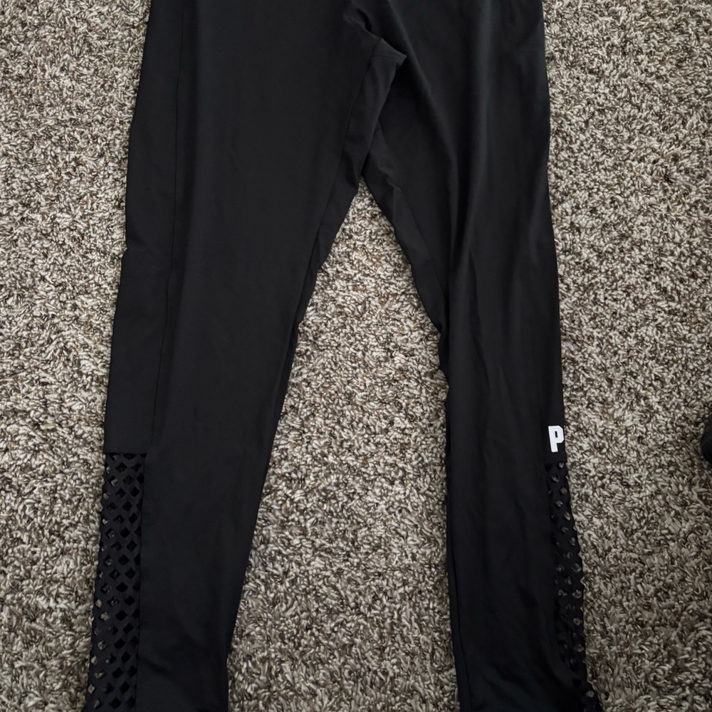 PINK Victoria's Secret Black Leggings